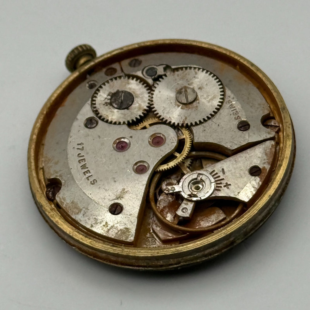 AS 1702/03 Watch Movement A. Schild 1702/03 Rotary 17 Jewels Parts 28.9mm