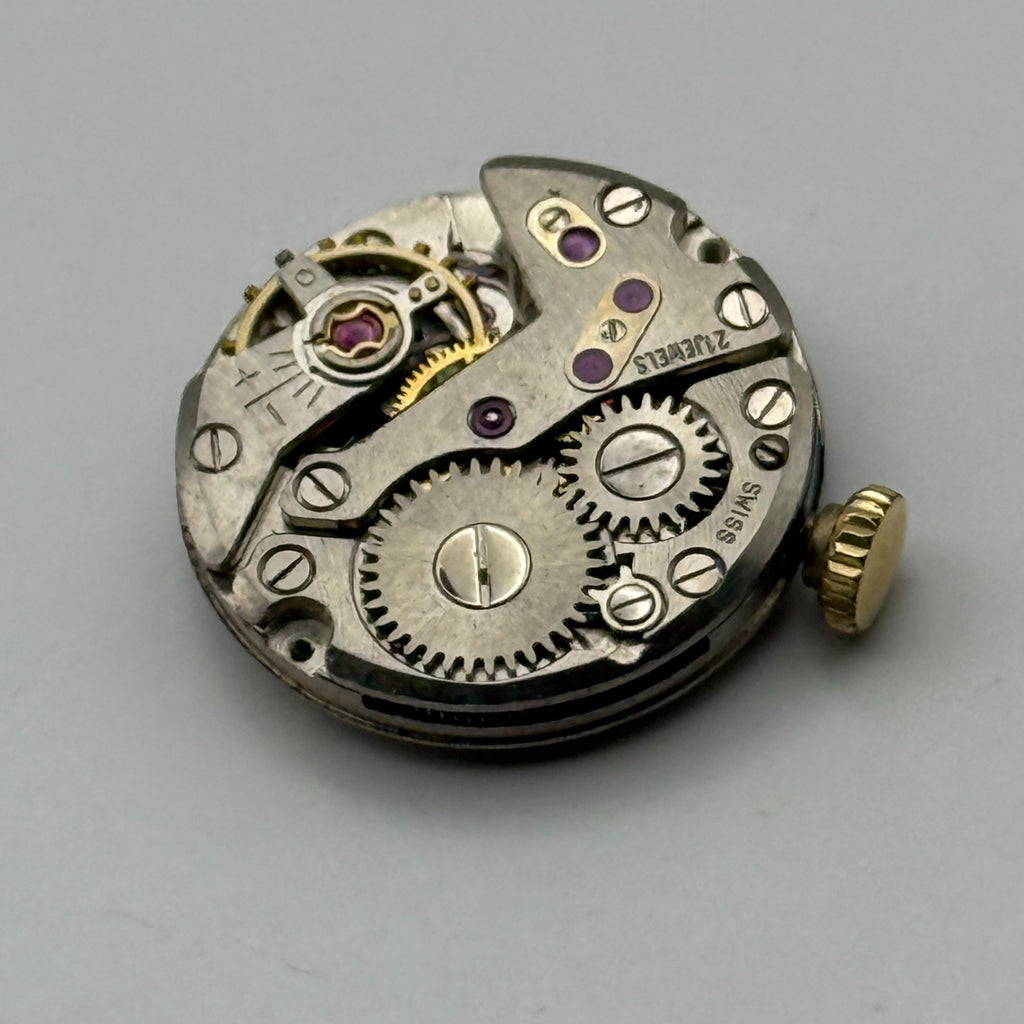 FHF 34 Watch Movement Rotary 21 Jewels Swiss Manual Wind Parts Repair 17.5mm