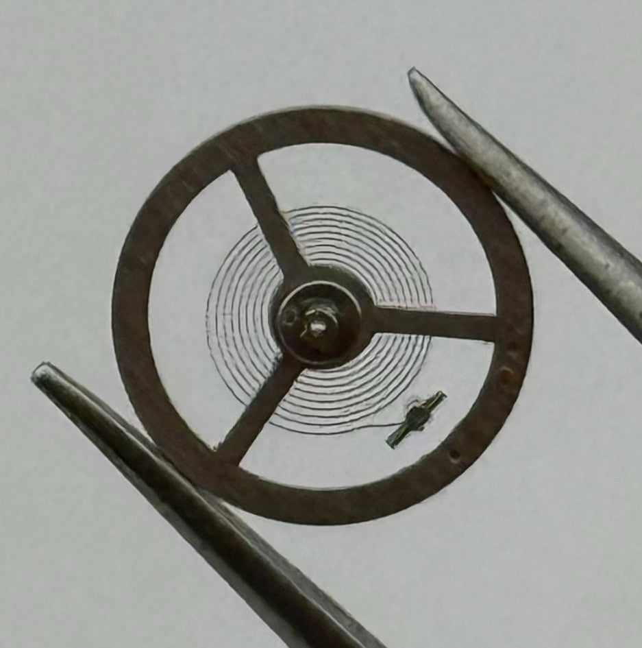 EB 1297 Balance Wheel Complete And Spring 5¼’’’ 201 Watch Movement Parts NOS