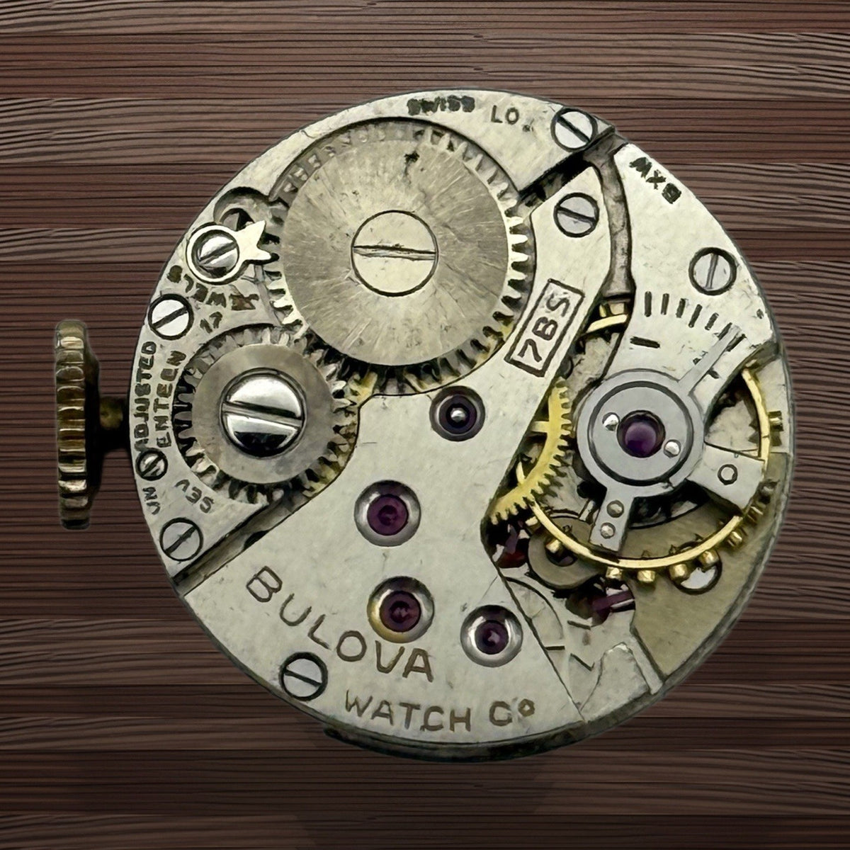 Bulova 7BS Watch Movement - Ladies - For Parts / Repair - 17.3mm