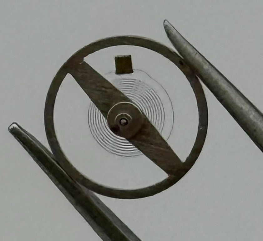 Ronda Balance Wheel Complete And Spring Watch Movement Parts Vintage NOS