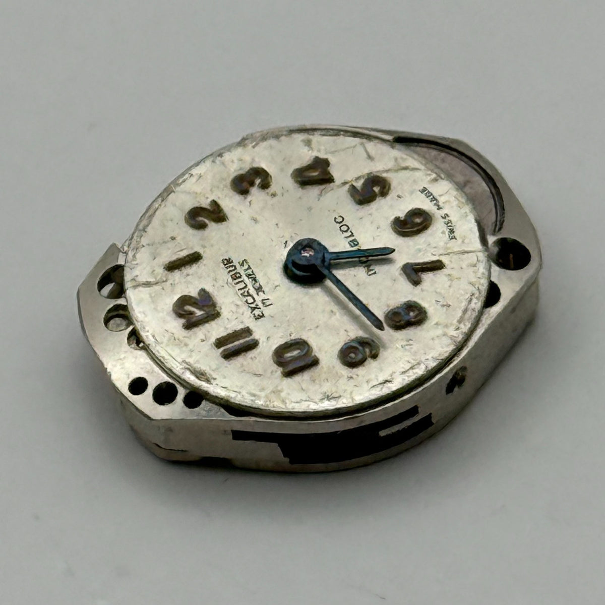 FHF 69-21 Watch Movement Excalibur 17 Jewels Swiss Manual Wind Parts 15.3mm