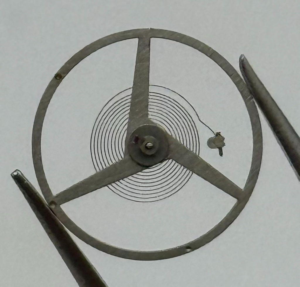 FHF 73 731 Balance Wheel Complete And Spring Renata 672 Watch Movement Parts NOS
