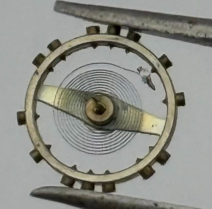 AS 976 1012 Balance Wheel Complete And Spring 29 M Watch Movement Parts NOS