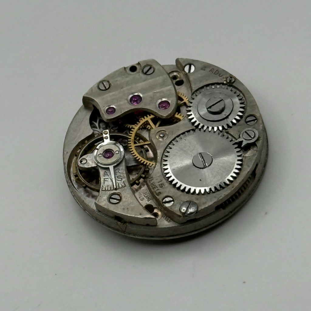 A. Calame & Fils 092 Watch Movement Trinitas Swiss Manual Wind Parts 22.1mm