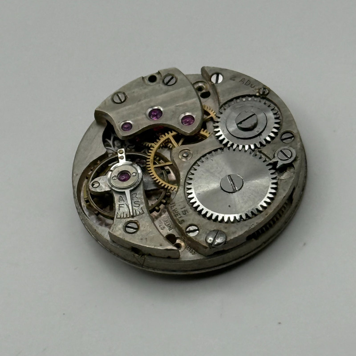 A. Calame & Fils 092 Watch Movement Trinitas Swiss Manual Wind Parts 22.1mm
