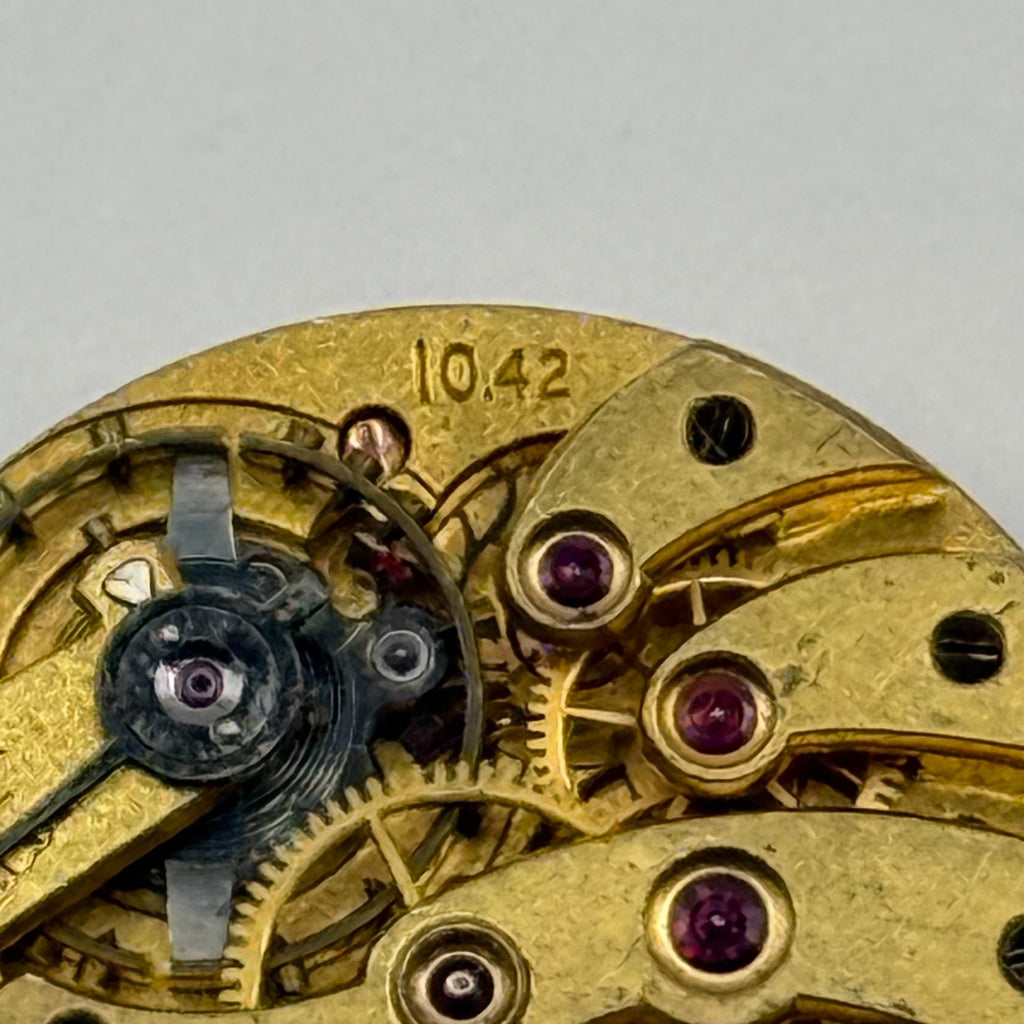 Longines 10.42 Watch Movement - Sub Seconds - For Parts / Repair - 22.4mm