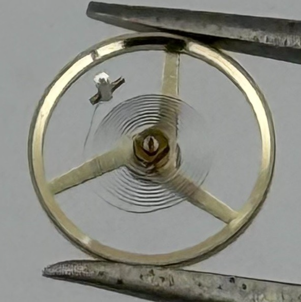 AS 1676 1976/3 Balance Wheel Complete And Spring 5½''' 4923 Watch Movement Parts