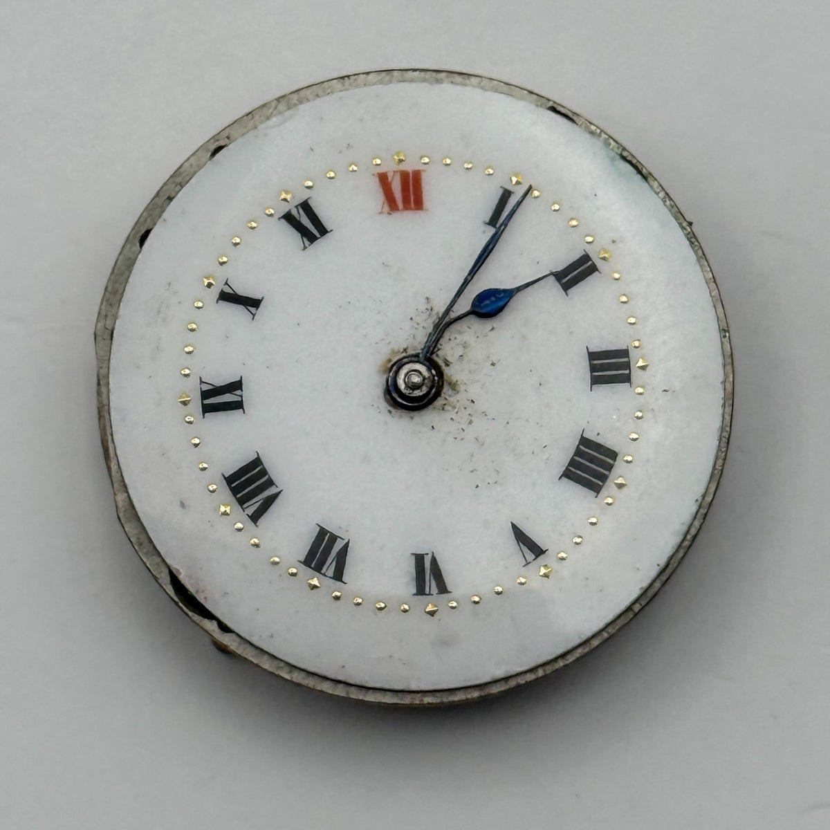 Red 12 Watch Movement Manual Wind Vintage Parts Repair Spares 24.9mm