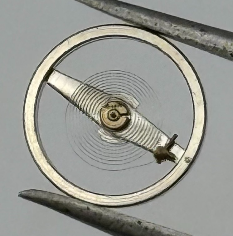 Rego 301 Balance Wheel Complete And Spring 8¾’’’ 423 Watch Movement Parts NOS
