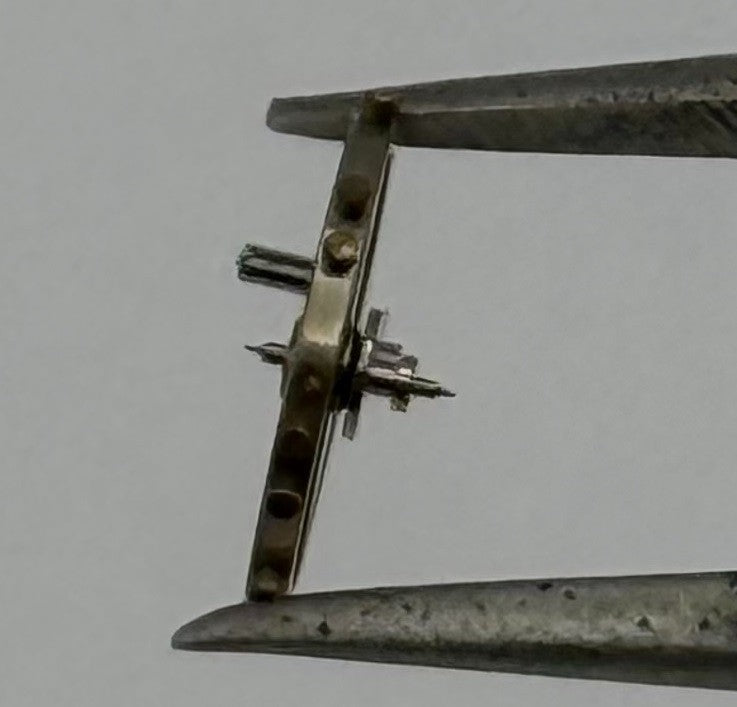 ETA 2487 Balance Wheel Complete And Spring Renata 1269 Watch Movement Parts NOS