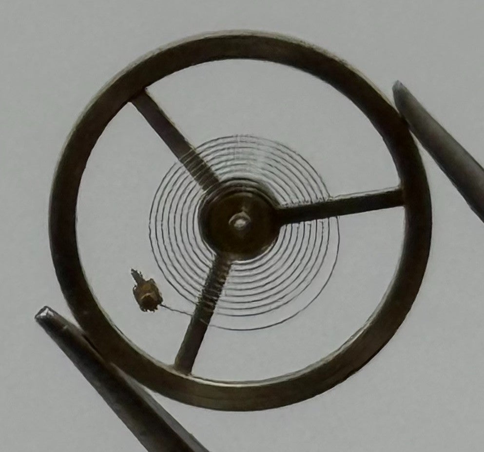Ebosa 65 Balance Wheel Complete And Spring 12½’’’ 942 Watch Movement Parts NOS