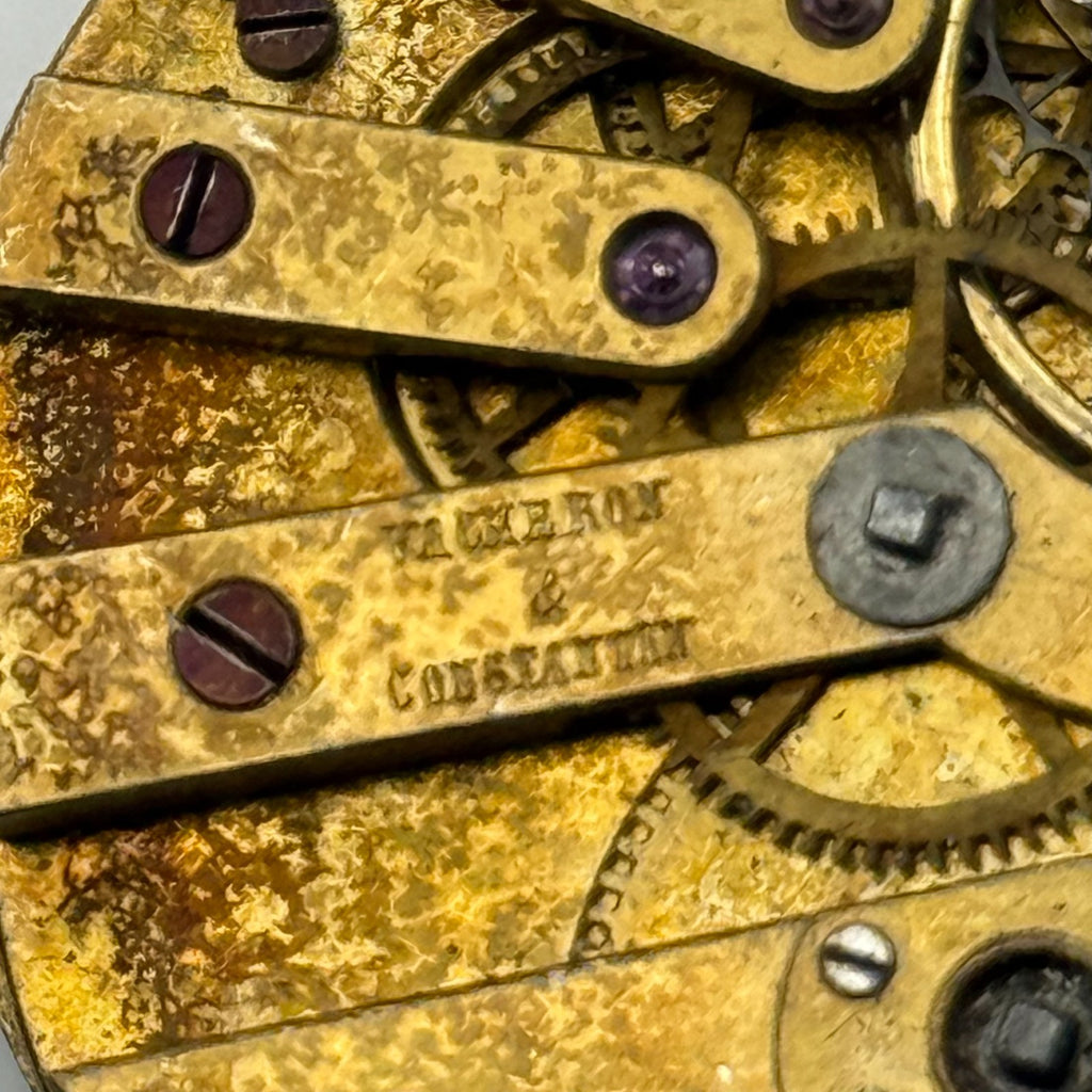 Vacheron Constantin Pocket Watch Movement - Cylinder Escapement - Parts / Repair