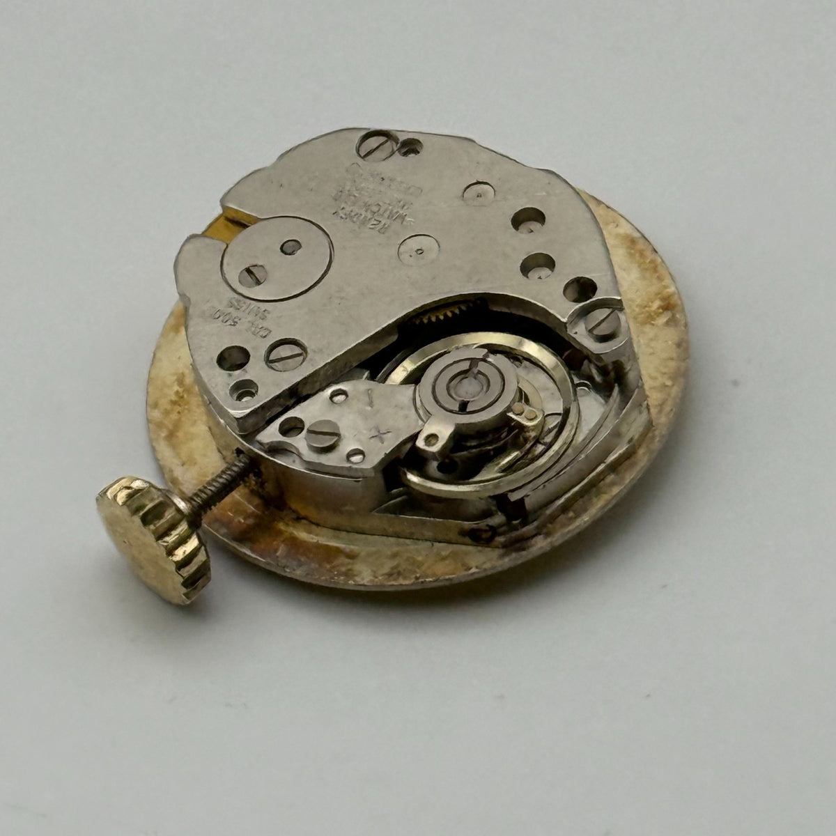 Ronda 5001 Watch Movement Corocraft 1Jewel Swiss Manual Wind Parts Repair 15.2mm