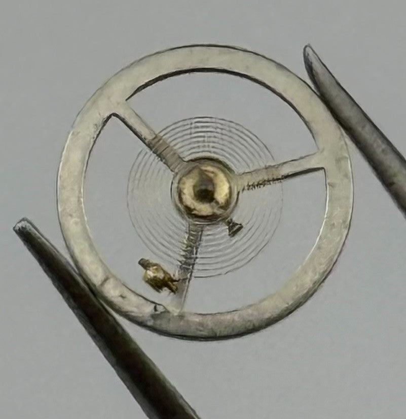 BFG 34 Balance Wheel Complete And Spring 10½’’’ Ronda 321 Watch Movement Parts
