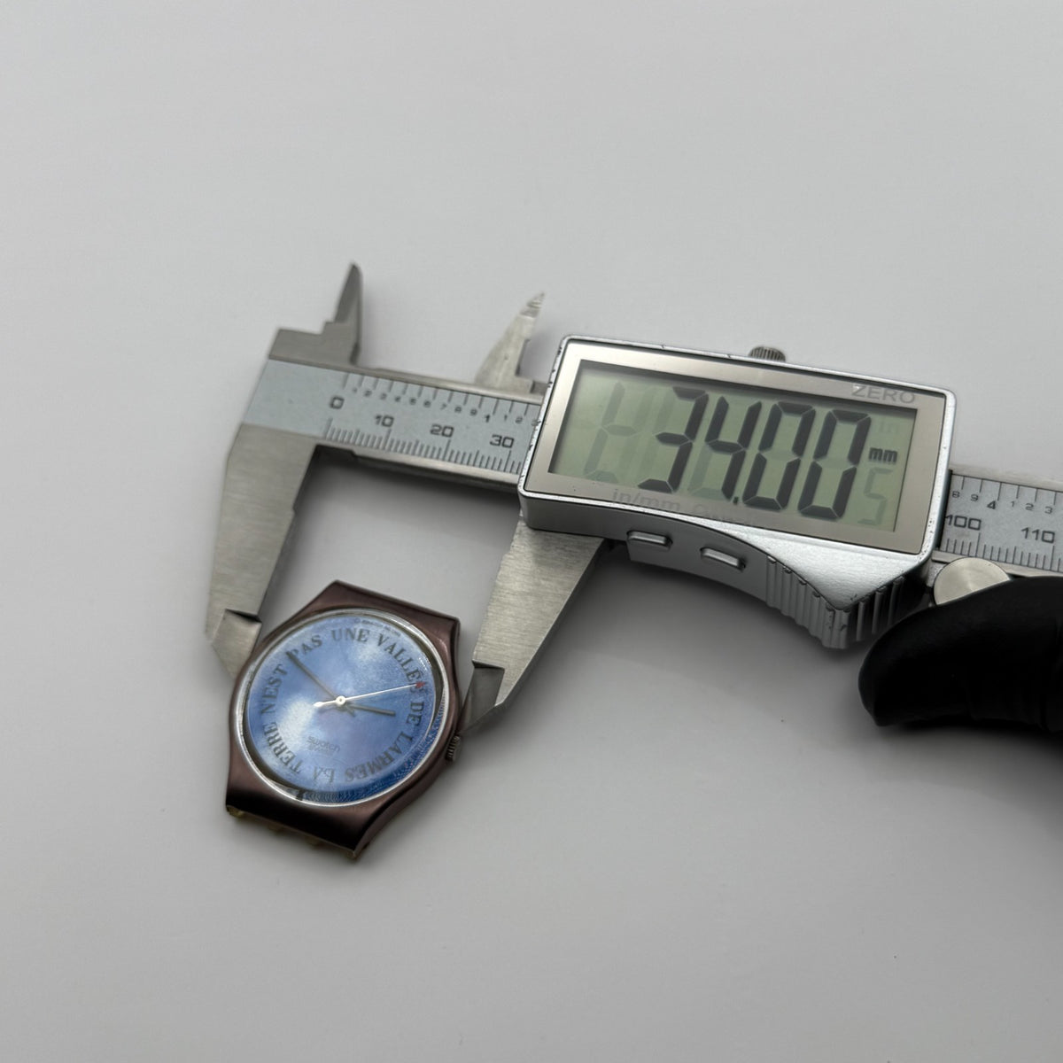 Vintage Swatch Watch GX112 Croque Monsieur 1989 ETA Quartz Swiss 34mm Parts 