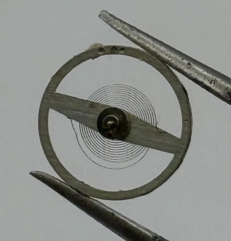 Bidlingmaier 934 Balance Wheel Complete And Spring 9¾’’’ 3779 Watch Parts
