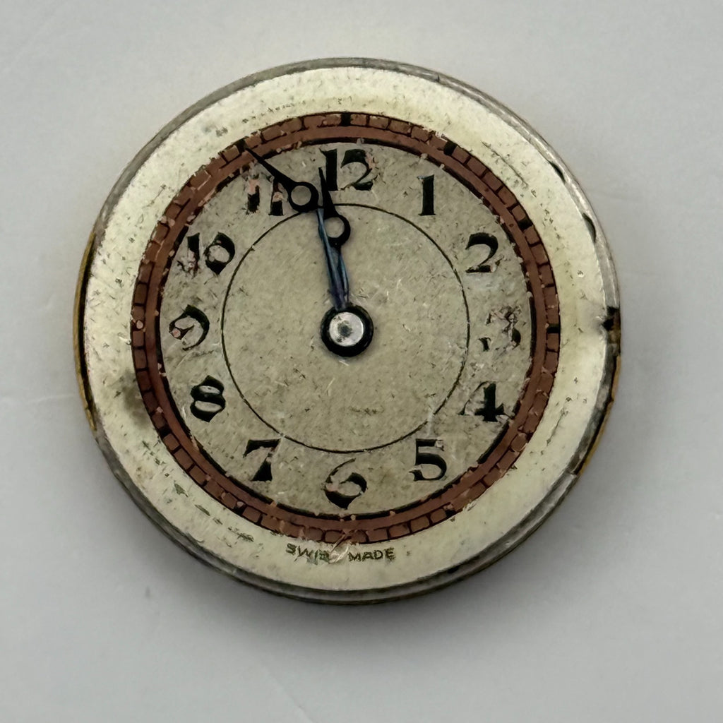 Rotary 5/240 Watch Movement 15 Jewels Swiss Manual Wind Parts Repair 22mm