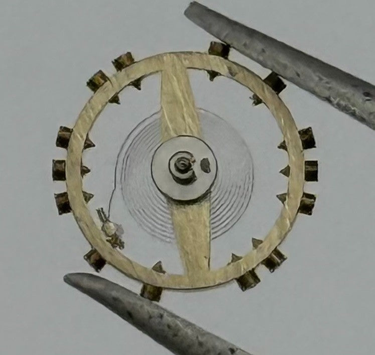 Femga 45 Balance Wheel Complete And Spring 5½’’’ 1006 M Watch Movement Parts NOS