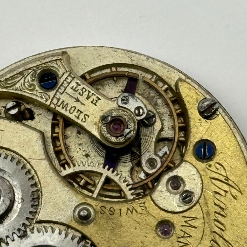 Lever Pocket Watch Movement - Arnold and Lewis - Parts / Repair 31.7mm
