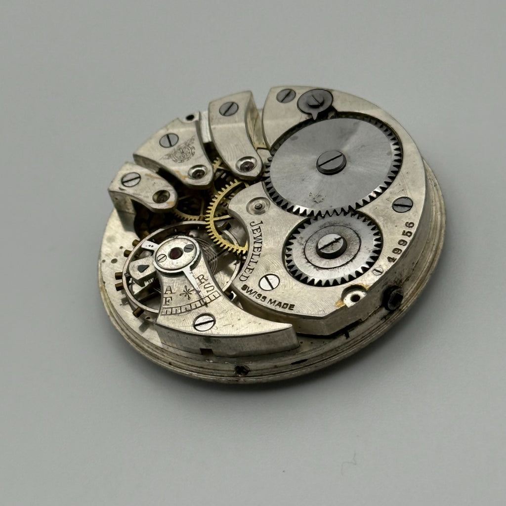 Thomas Russell & Son ? Pocket Watch Movement - Jewelled Swiss For Parts - 42.9mm