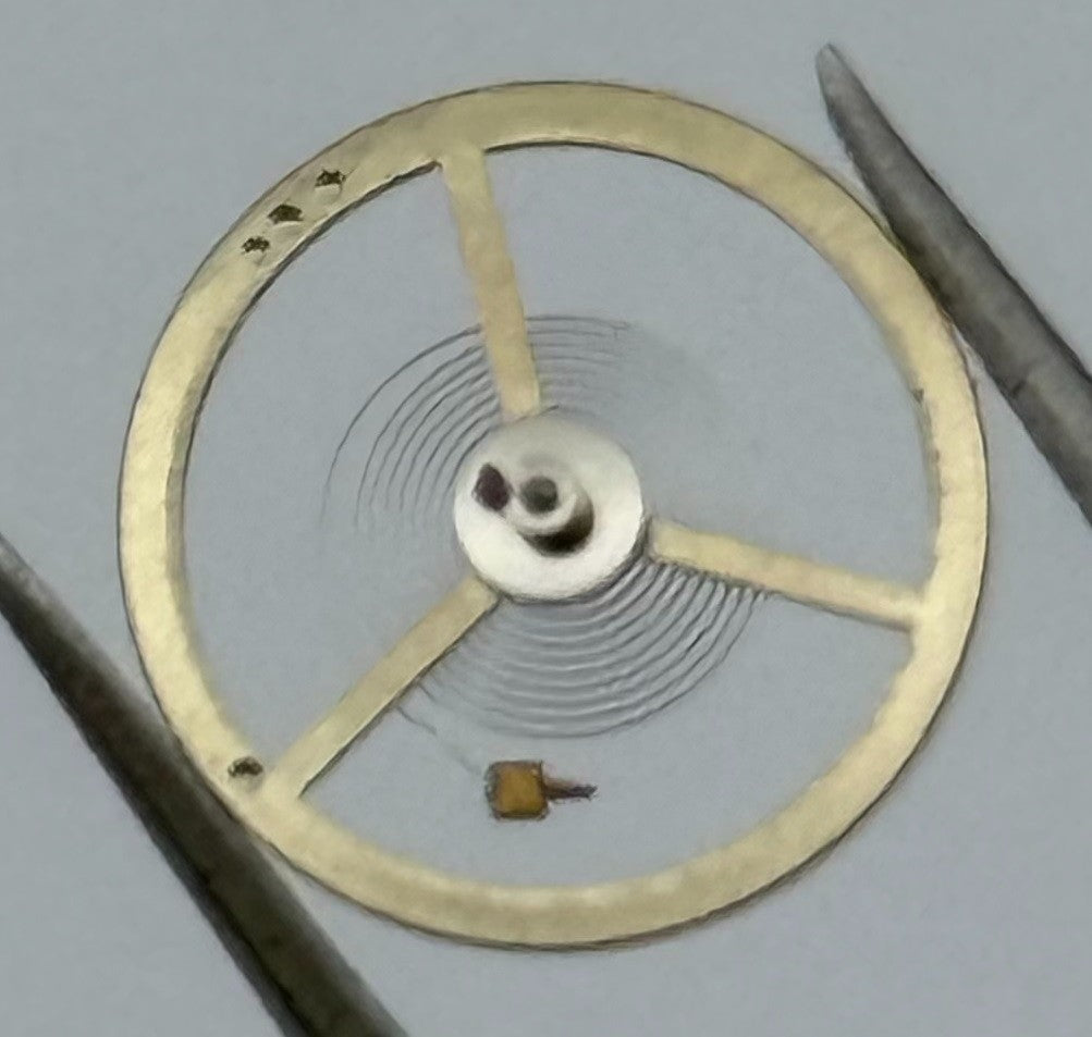 Ebosa 65 Balance Wheel Complete And Spring 12 1/2’’’ 942 Watch Movement Parts