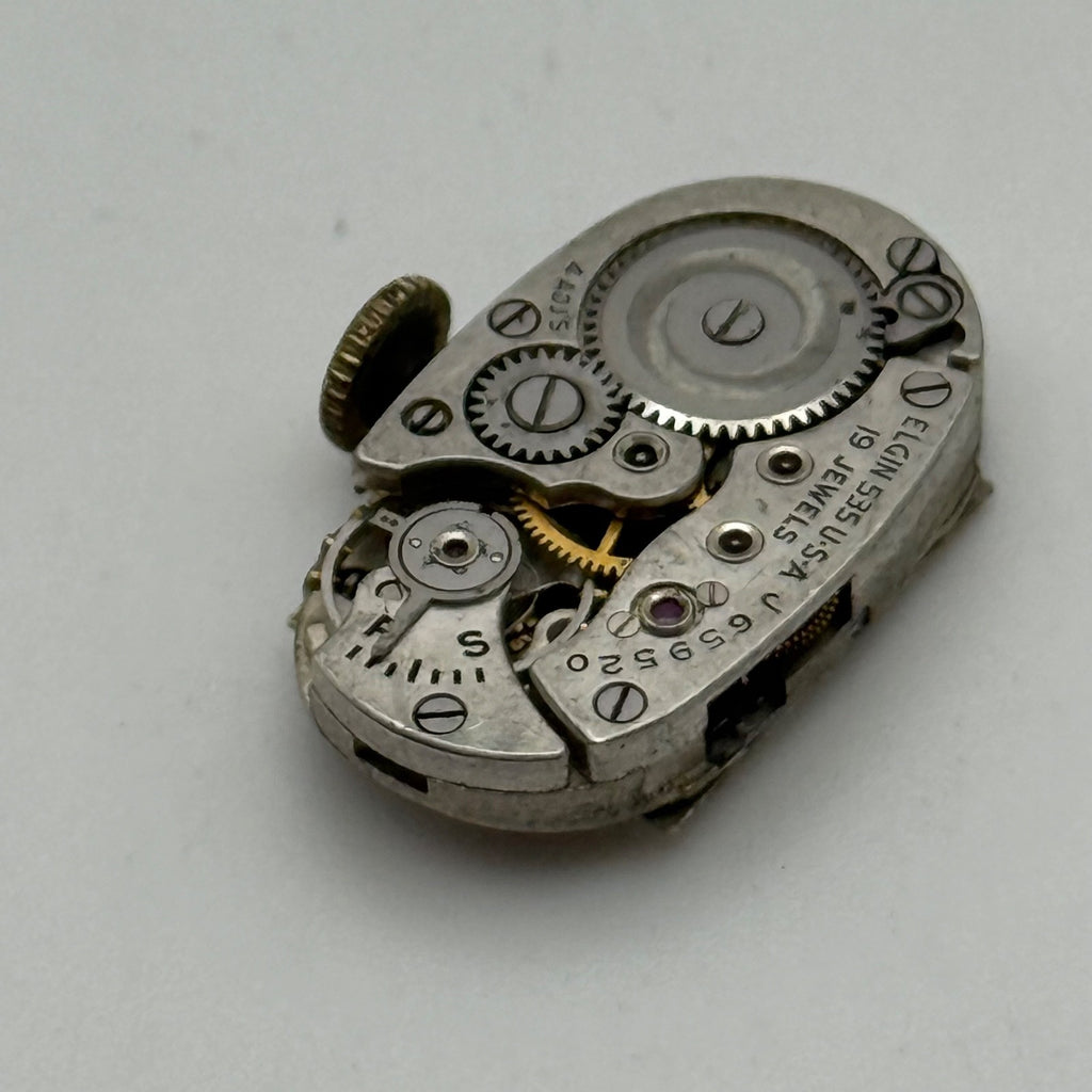 Lady Elgin Grade 535 Model 2 Watch Movement 1948 American Parts Repair 21/0s 