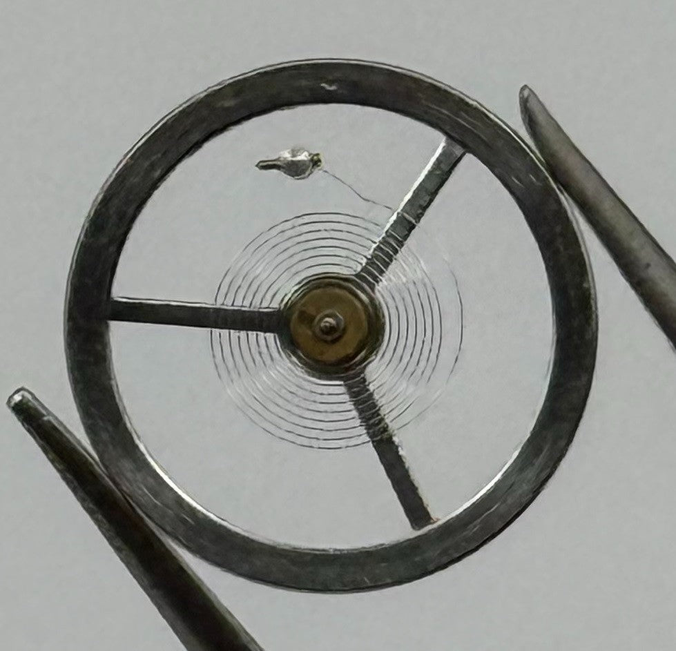 EB 1197 Balance Wheel Complete And Spring 10½’’’ 109 M Watch Movement Parts NOS