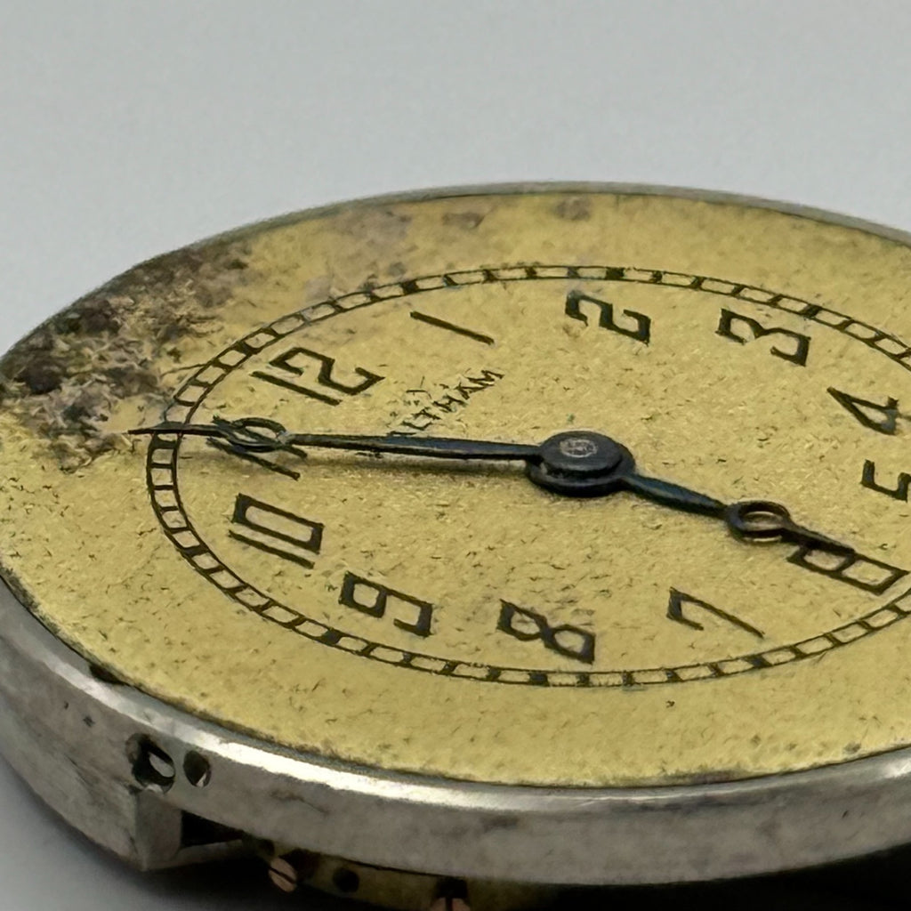 Waltham Grade 510 Watch Movement Model 1912 American Antique 6/0s Parts Repair