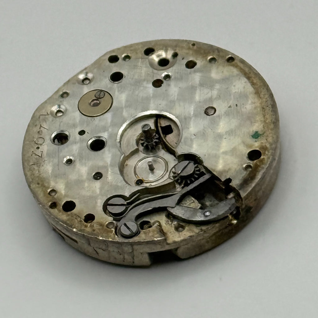 Unidentified Watch Movement Swiss Manual Wind Vintage Parts Repair 23.6mm