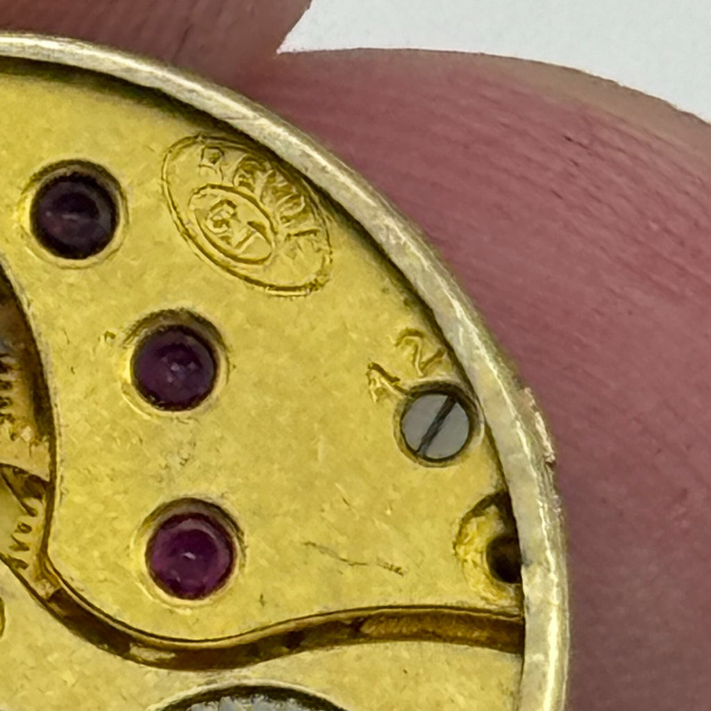 Revue GT Cal 42 Watch Movement Manual Wind Swiss Vintage Parts Spares 19.9mm 