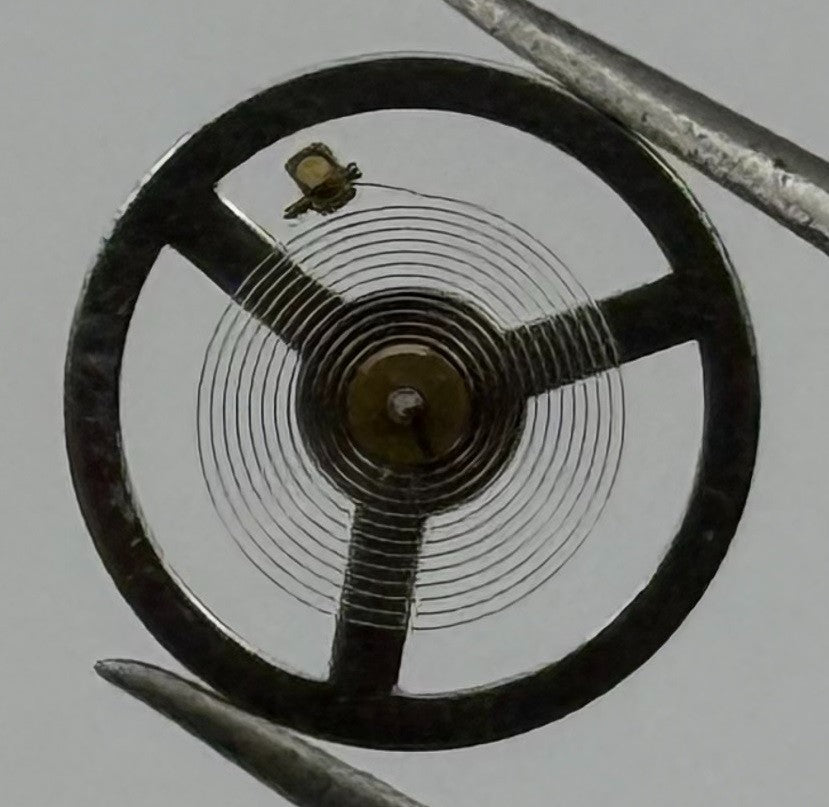 LSH 1262 Rosk Balance Wheel Complete And Spring 12’’’ 1855 Watch Movement Parts