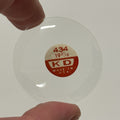 43.4mm Pocket Watch Glass / Crystal - 19 3/16 - 3mm Height - KD USA - Antique