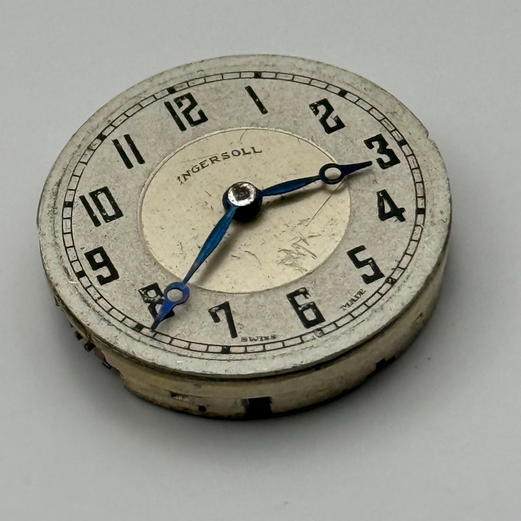 Ingersoll Watch Movement - 7 Jewels - For Parts / Repair - 23.4mm