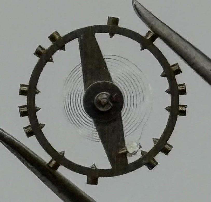 AS 970 Balance Wheel Complete And Spring Renata 28 M Watch Movement Parts NOS