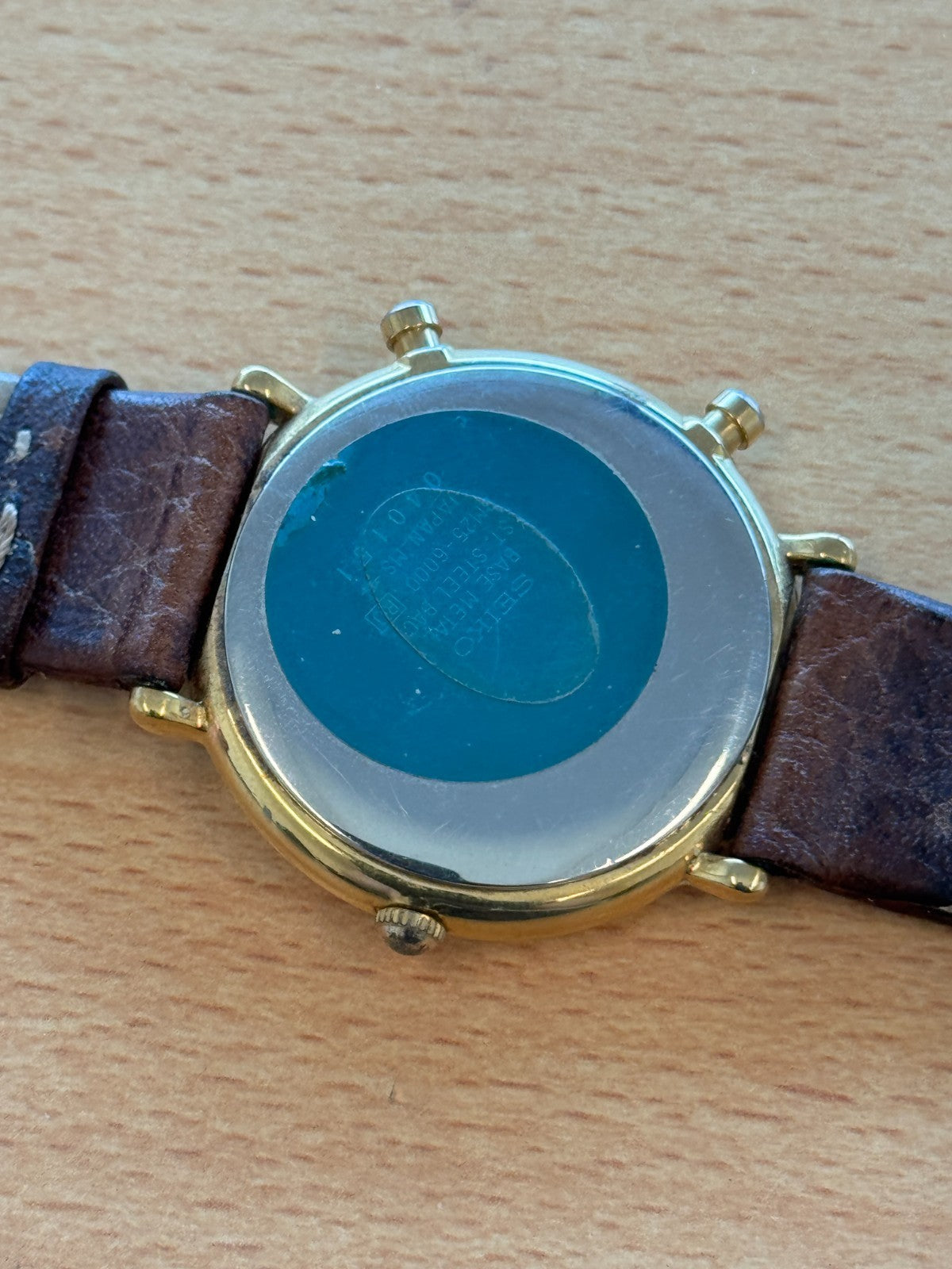 Seiko 8M25-6000 Dancing Hands Watch - Quartz Chronograph - Spares/Repairs