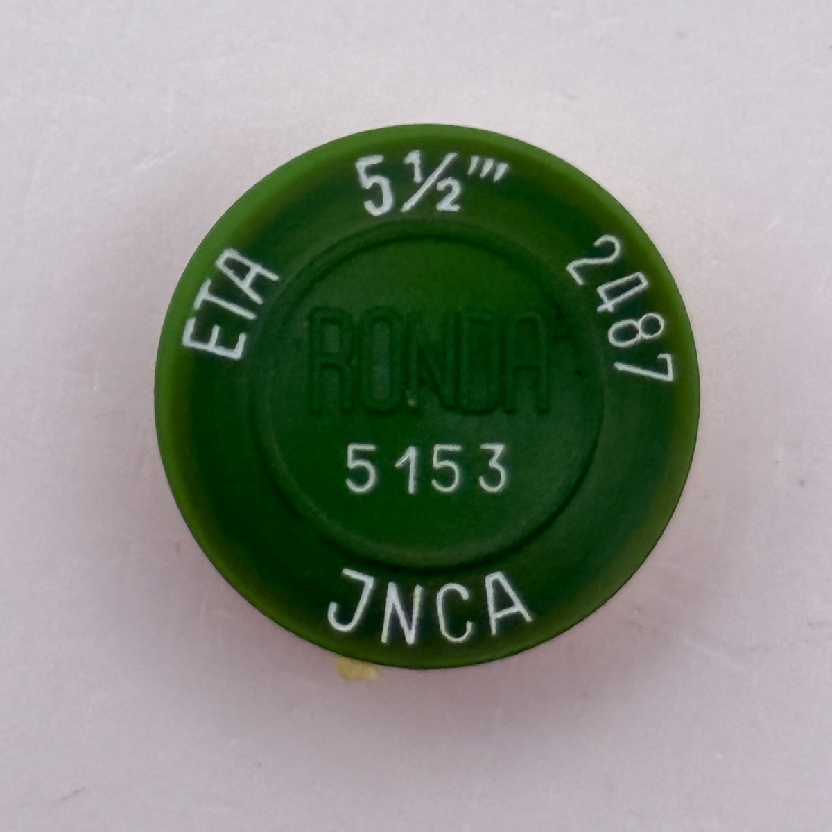 ETA 2487 Balance Wheel Complete And Spring 5½’’’ 5153 Watch Movement Parts NOS