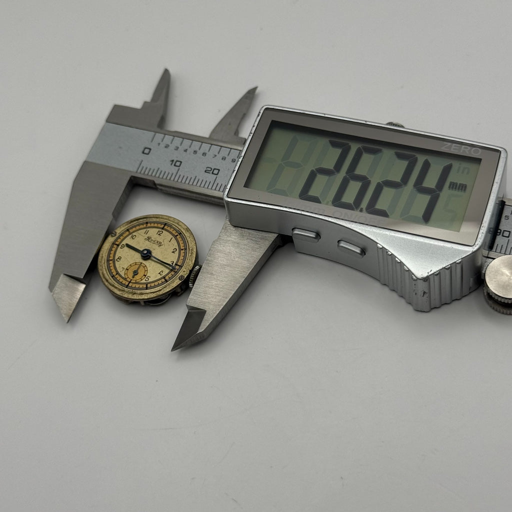 Ebosa 119 Watch Movement - Rocar Sub Seconds - For Parts / Repair - 23.7mm
