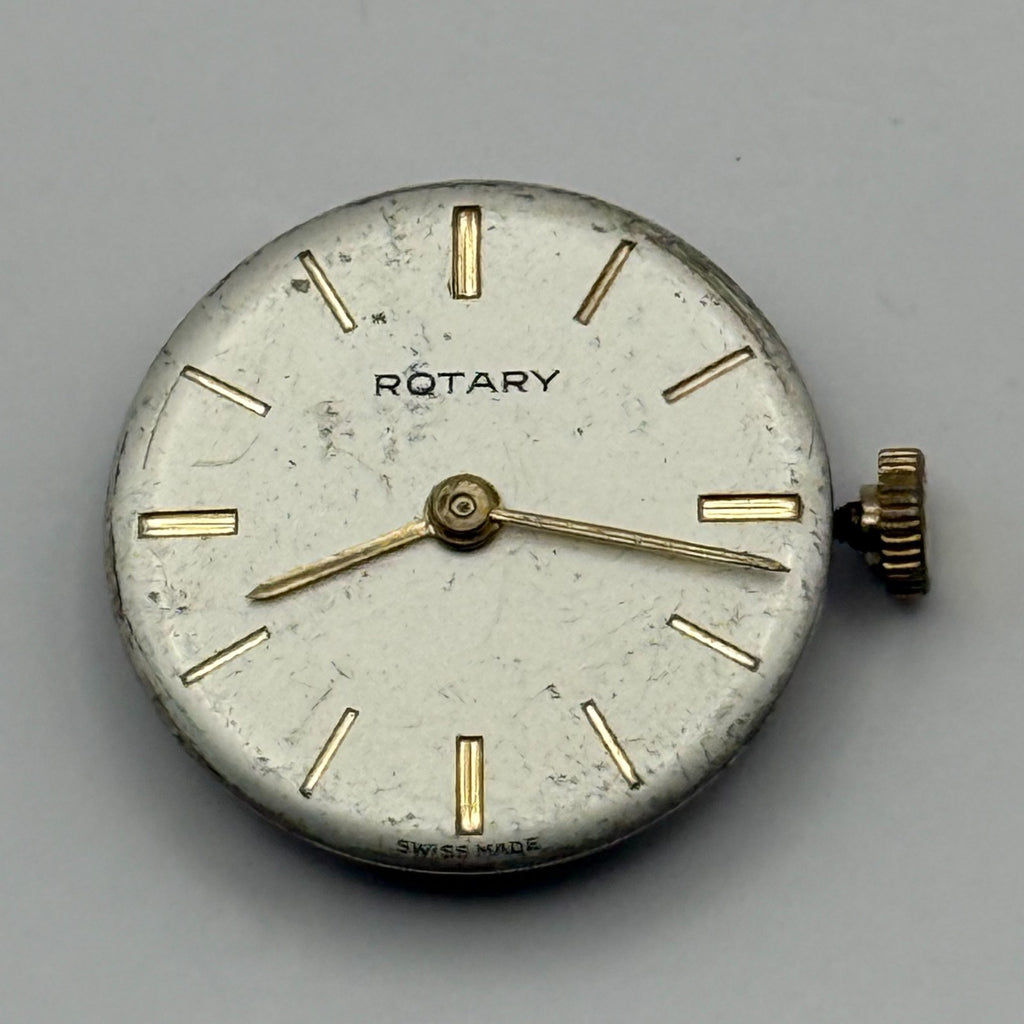 FHF 34 Watch Movement - Rotary 405 Ladies - For Parts / Repair - 17.4mm