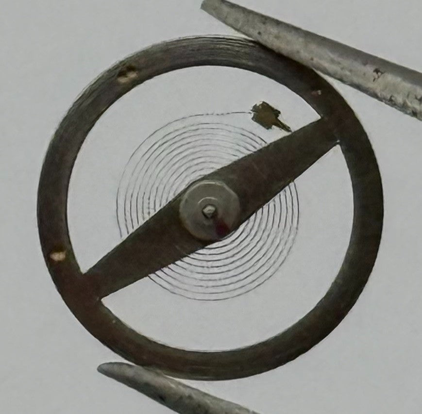 RL Rax 1013 1237 Balance Wheel Complete And Spring 1679 Watch Movement Parts NOS