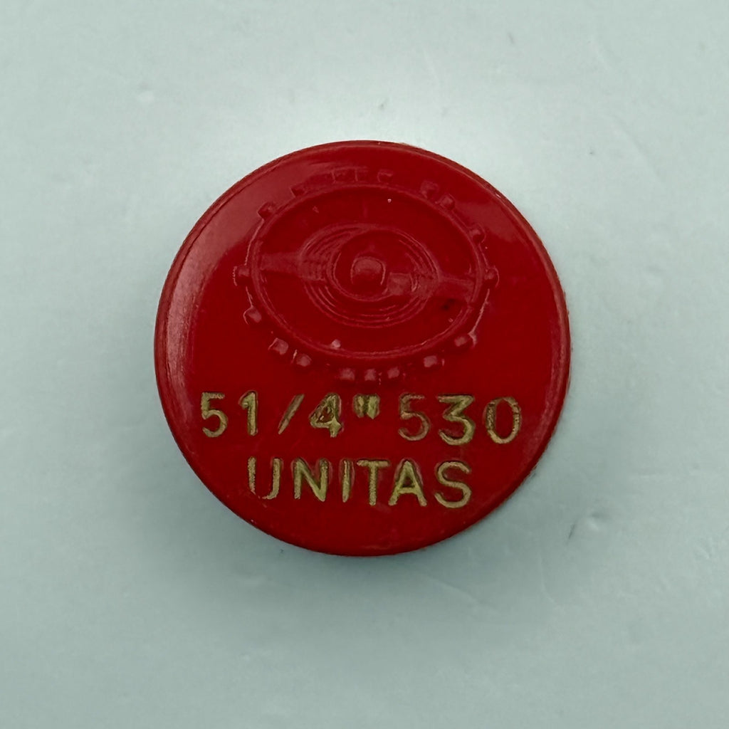 Unitas 530 Balance Wheel Complete And Spring 5¼’’’ Watch Movement Parts NOS