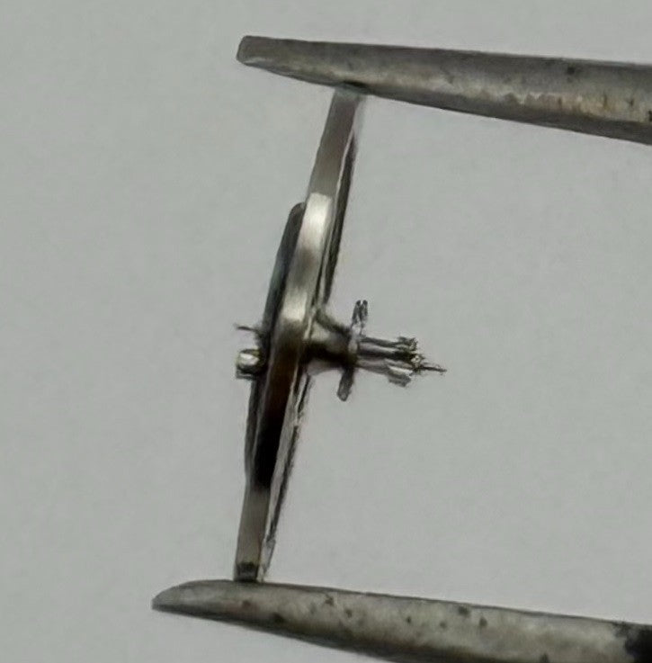 EB 1297 Balance Wheel Complete And Spring 5¼’’’ 201 Watch Movement Parts NOS