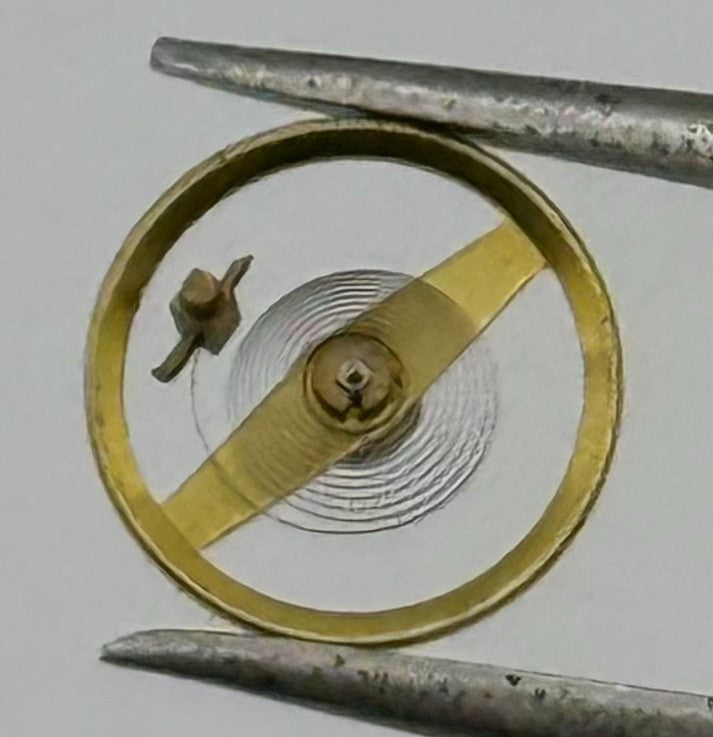 BFG 930 Balance Wheel Complete And Spring 7¾’’’ Progress Watch Movement Parts