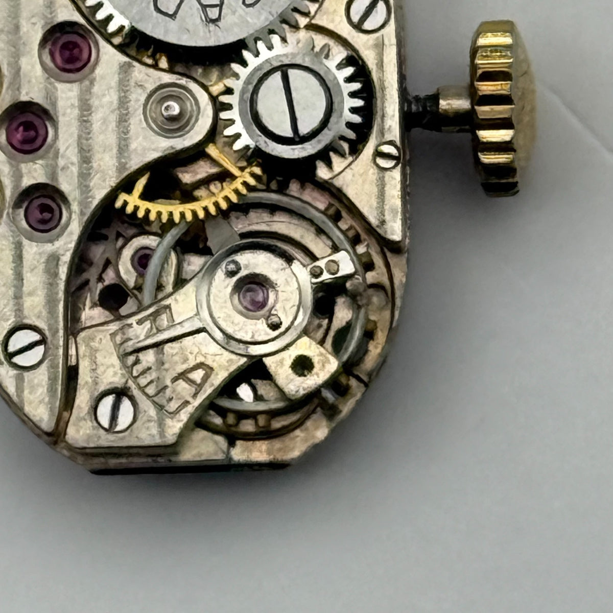 Strad Watch Movement 15 Jewels Swiss Manual Wind Vintage Parts Repair 12.6mm