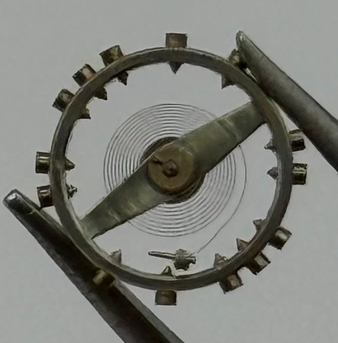 Femga 45 Balance Wheel Complete And Spring 5½’’’ 1006 M Watch Movement Parts NOS
