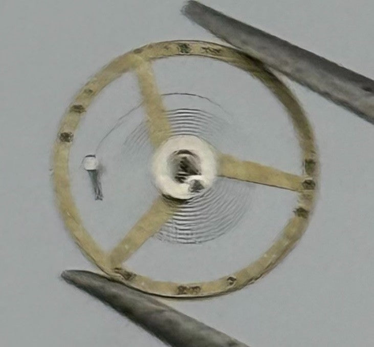 AS 1977-2 Balance Wheel Complete And Spring Renata 1831 Watch Movement Parts NOS