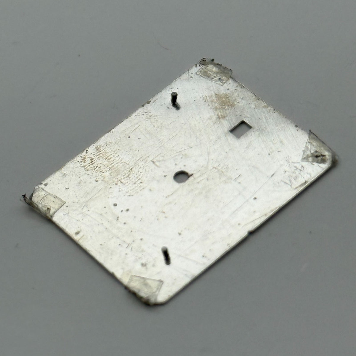 Seiko 7N02-5A18 Watch Dial Rectangular White Japan Spare Parts Repair 22.7mm
