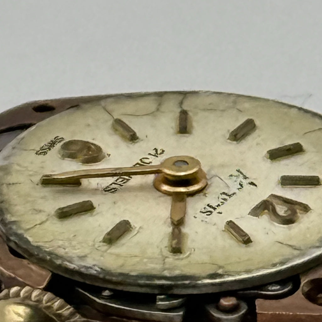 FEF 370 Watch Movement Accurist 21 Jewels Swiss Manual Wind Parts Repair 15.1mm
