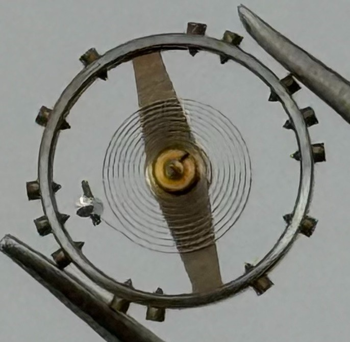 Cupillard 110 Balance Wheel Complete And Spring 5¼’’’ 169 Watch Movements Parts