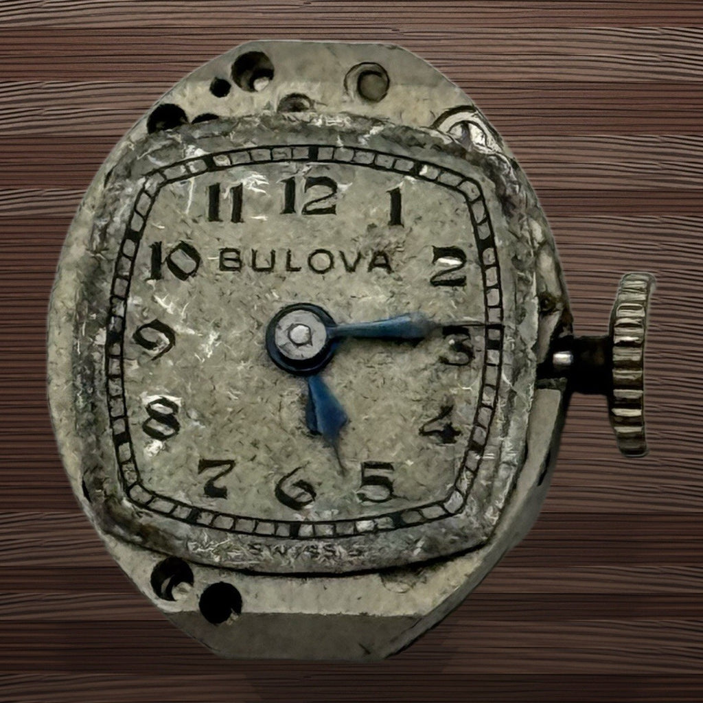 Bulova 5AB Watch Movement - Ladies - For Parts / Repair - 15.1mm